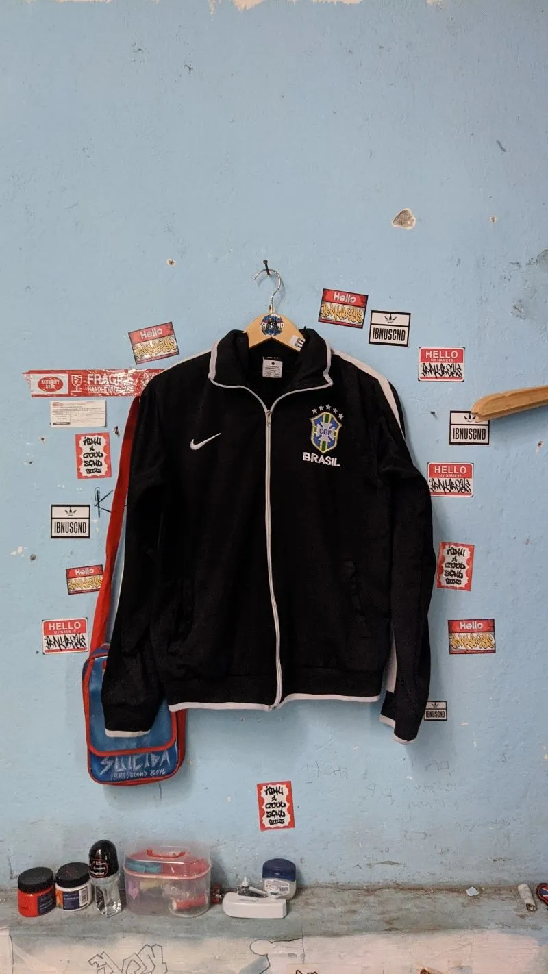 Nike Streetwear Casual Track jacket Pria black photo 1