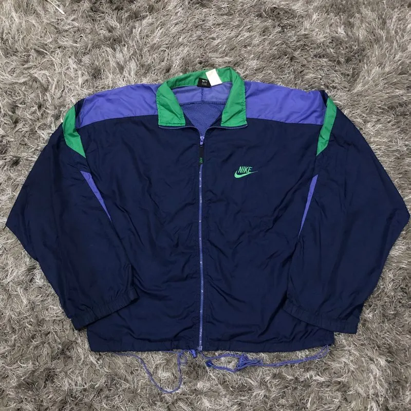 Nike Y2K Sportswear Track jacket Pria purple green photo 1