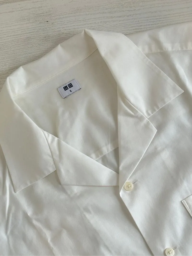 Uniqlo Casual T-shirt Pria white photo 1