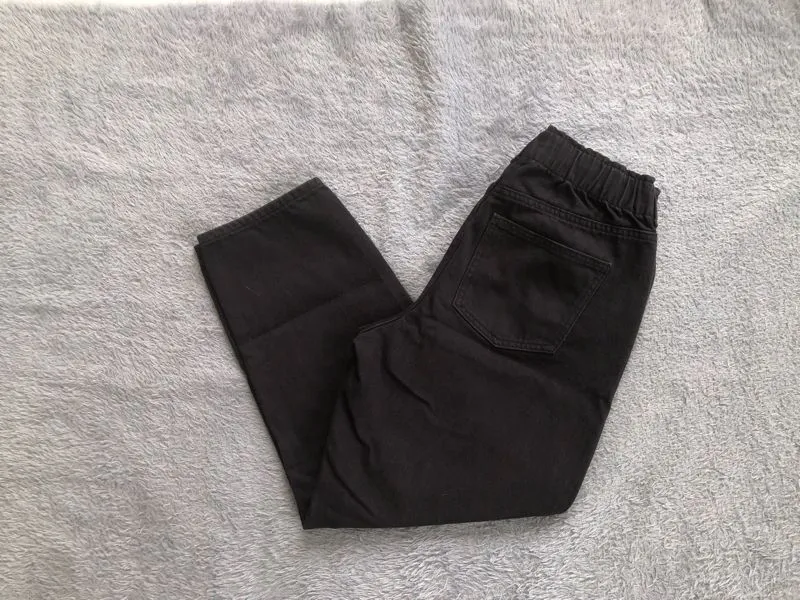 H&M Streetwear Casual Jeans Pria black photo 1