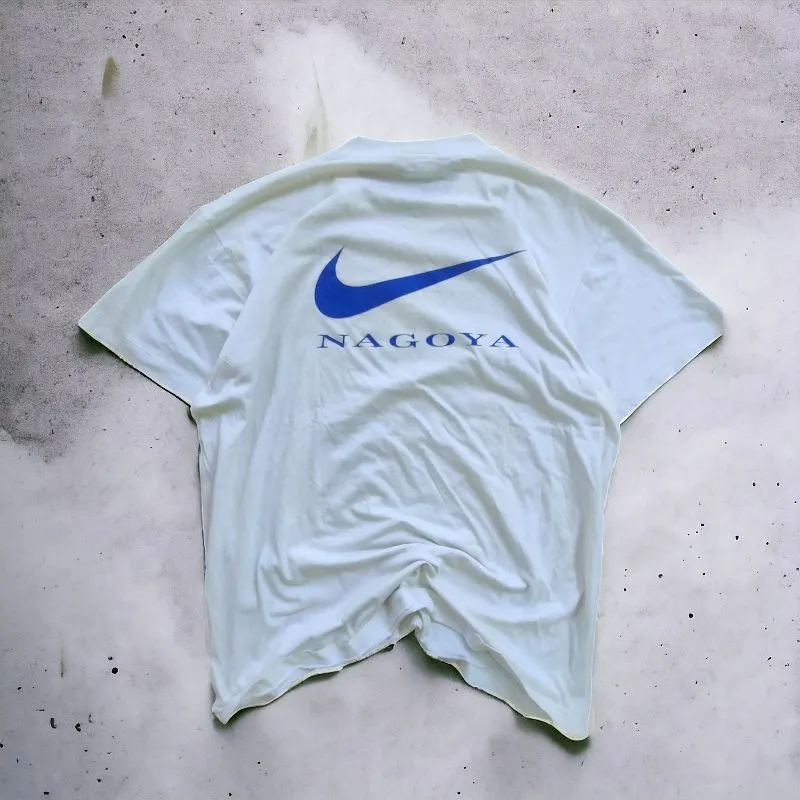 Nike Vintage Streetwear T-shirt Pria white photo 1