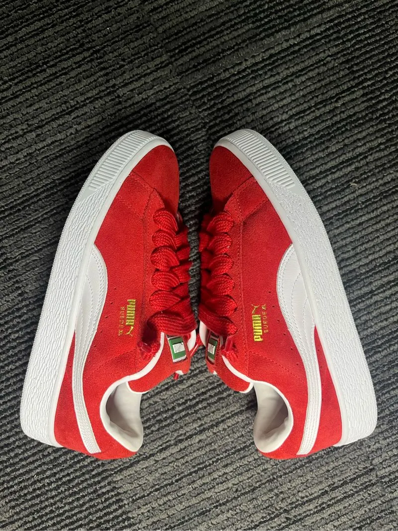Puma Sportswear Sneakers Pria white red photo 1