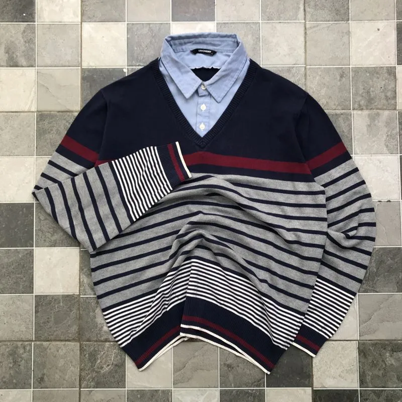 UNIONBAY Casual Casual shirt Pria navy gray photo 1
