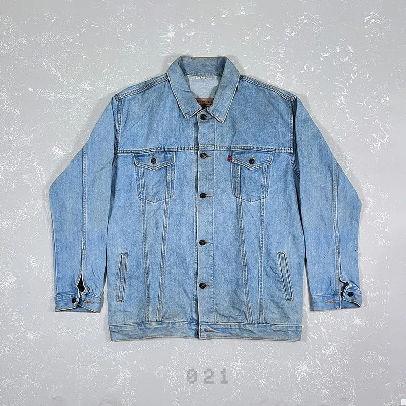 Levi's Streetwear Reworked Denim jacket Pria white blue photo 1