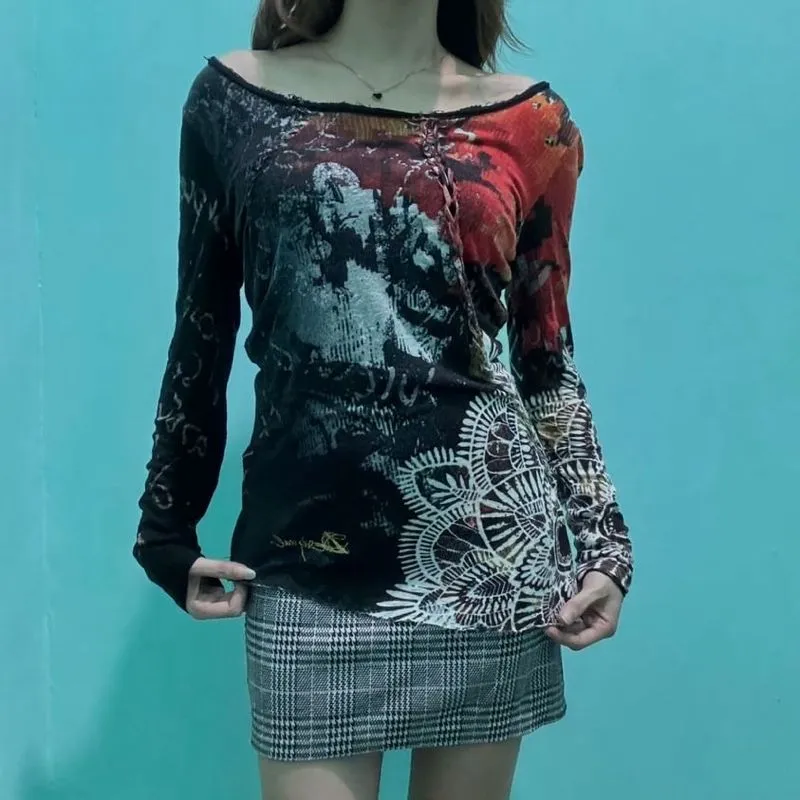 Desigual Vintage Avant Garde Blouse Wanita black photo 1