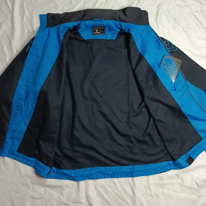 Hummel Gorpcore Sportswear Sweatshirt Pria black blue Preloved