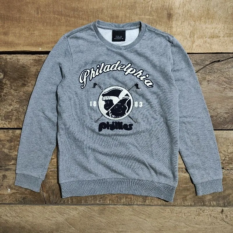 MLB Streetwear Sweater Pria gray photo 1