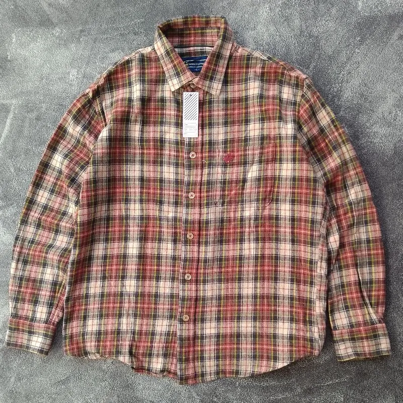 Beverly Hills Polo Club Casual Formal shirt Pria red black photo 1