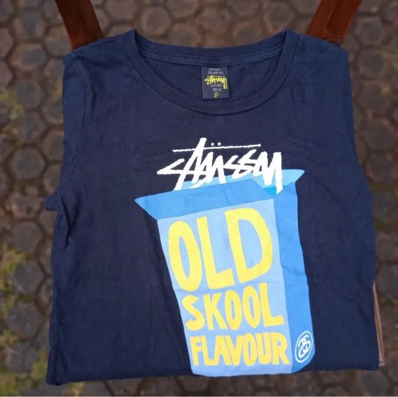 Stussy Casual T-shirt Pria black photo 1