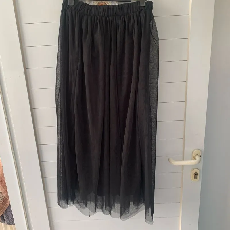Y2K Emo Skirt Wanita black photo 1