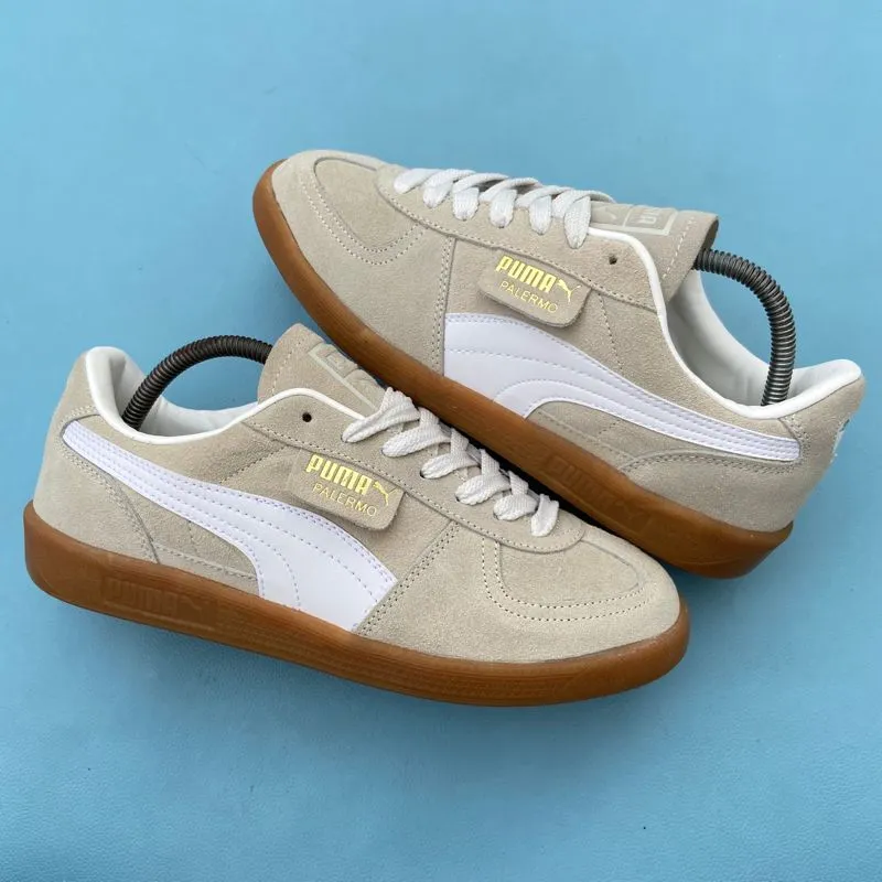 Puma Casual Sneakers Pria white tan photo 1