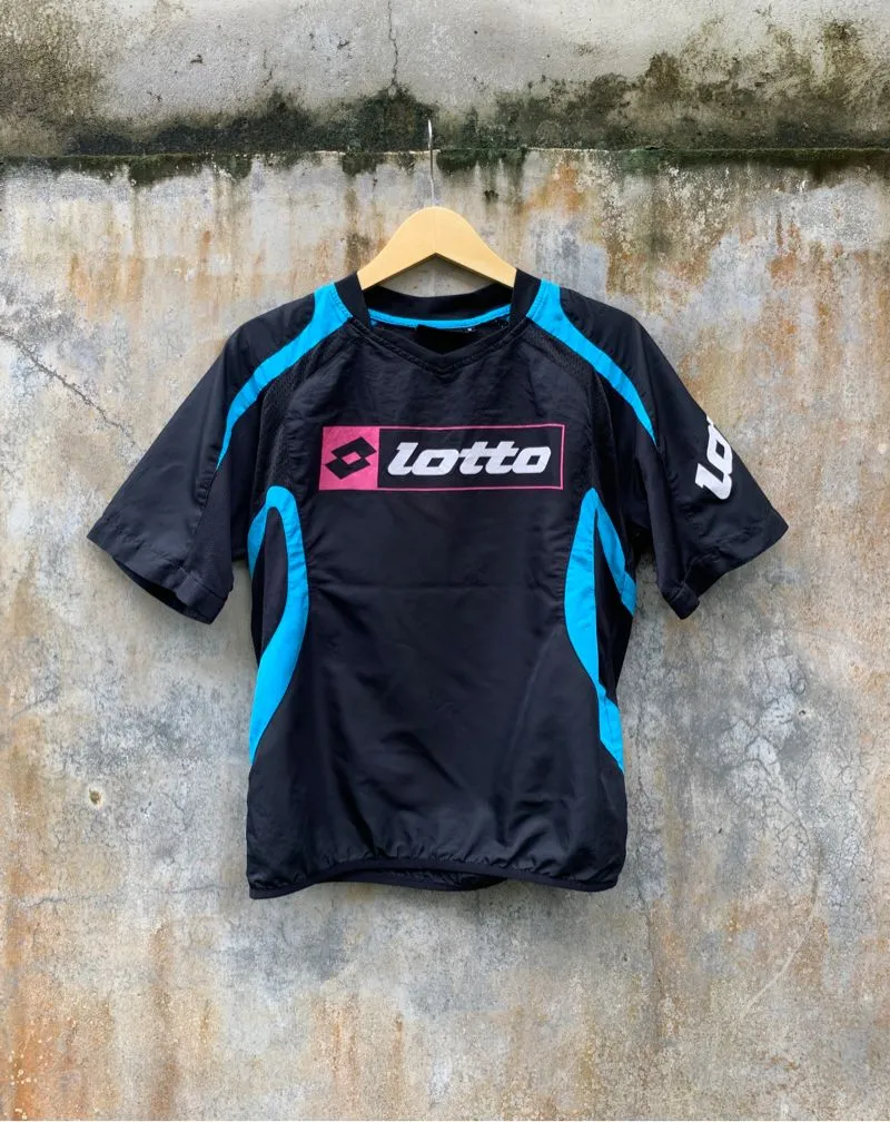 Lotto Sport Italia Vintage Sportswear Jersey Pria pink black photo 1
