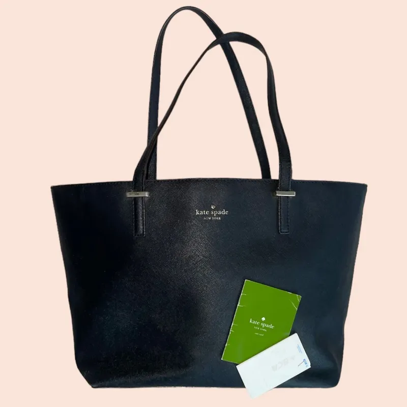 Kate Spade Minimalist Casual Bags purse Wanita black Preloved