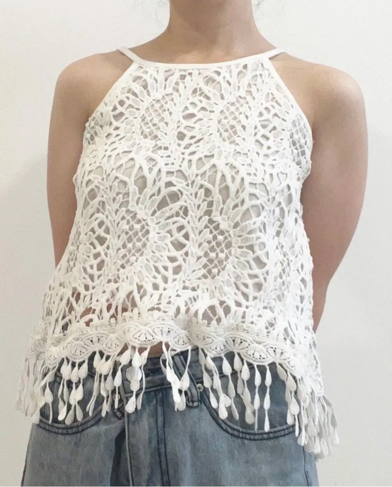 Indie Casual Cami top Wanita white photo 1