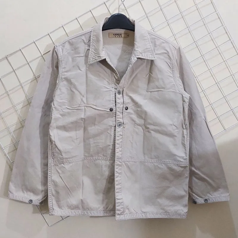 Kansai Yamamoto Vintage Casual Denim jacket Pria white photo 1