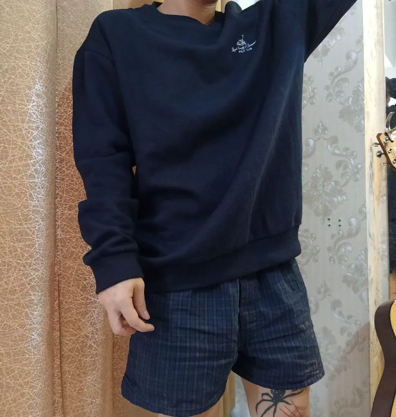 Polo Ralph Lauren Luxury Minimalist Sweater Pria navy photo 1