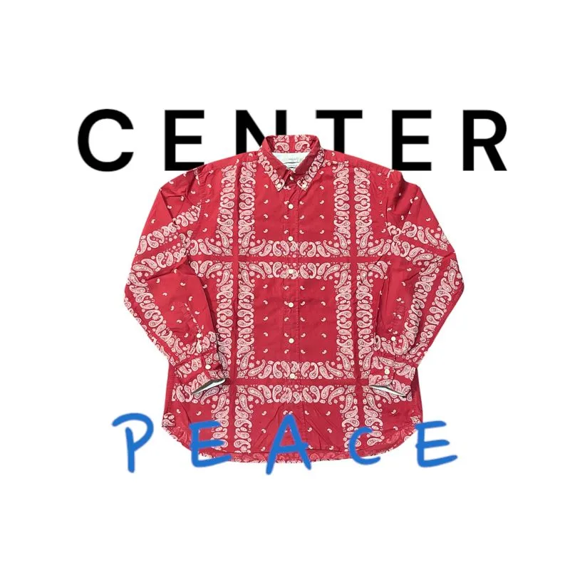 Mango Indie Batik Casual shirt Pria red photo 1