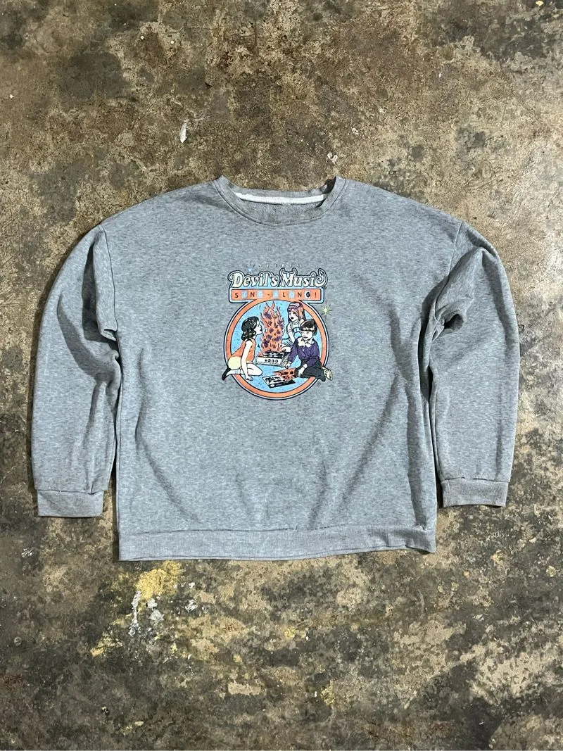 Vintage Y2K Sweater Pria gray photo 1