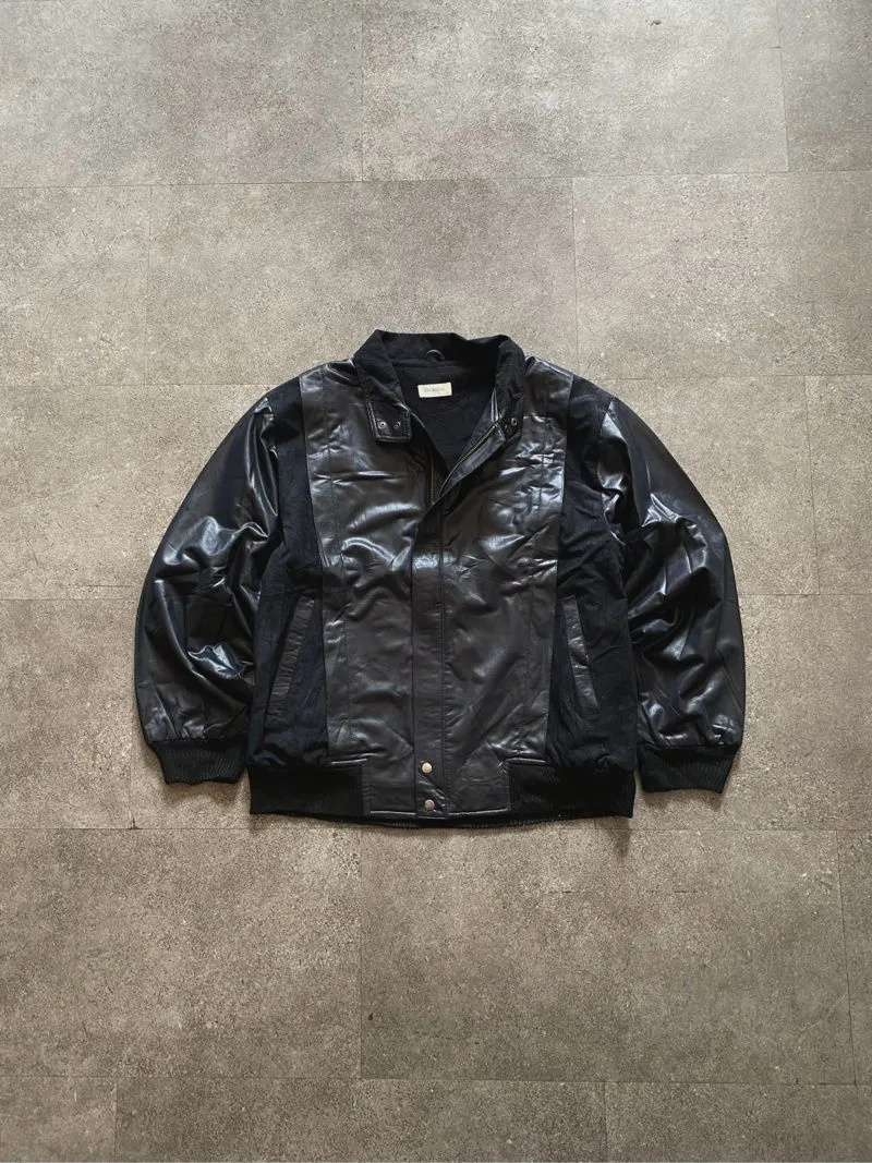 Vintage Casual Leather jacket Pria black photo 1