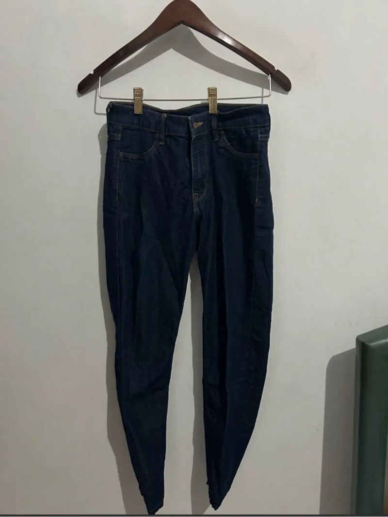 H&M Casual Skinny jeans Wanita navy photo 1