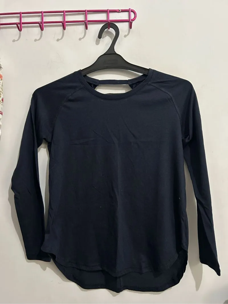 Sportswear Shirt Wanita navy photo 1