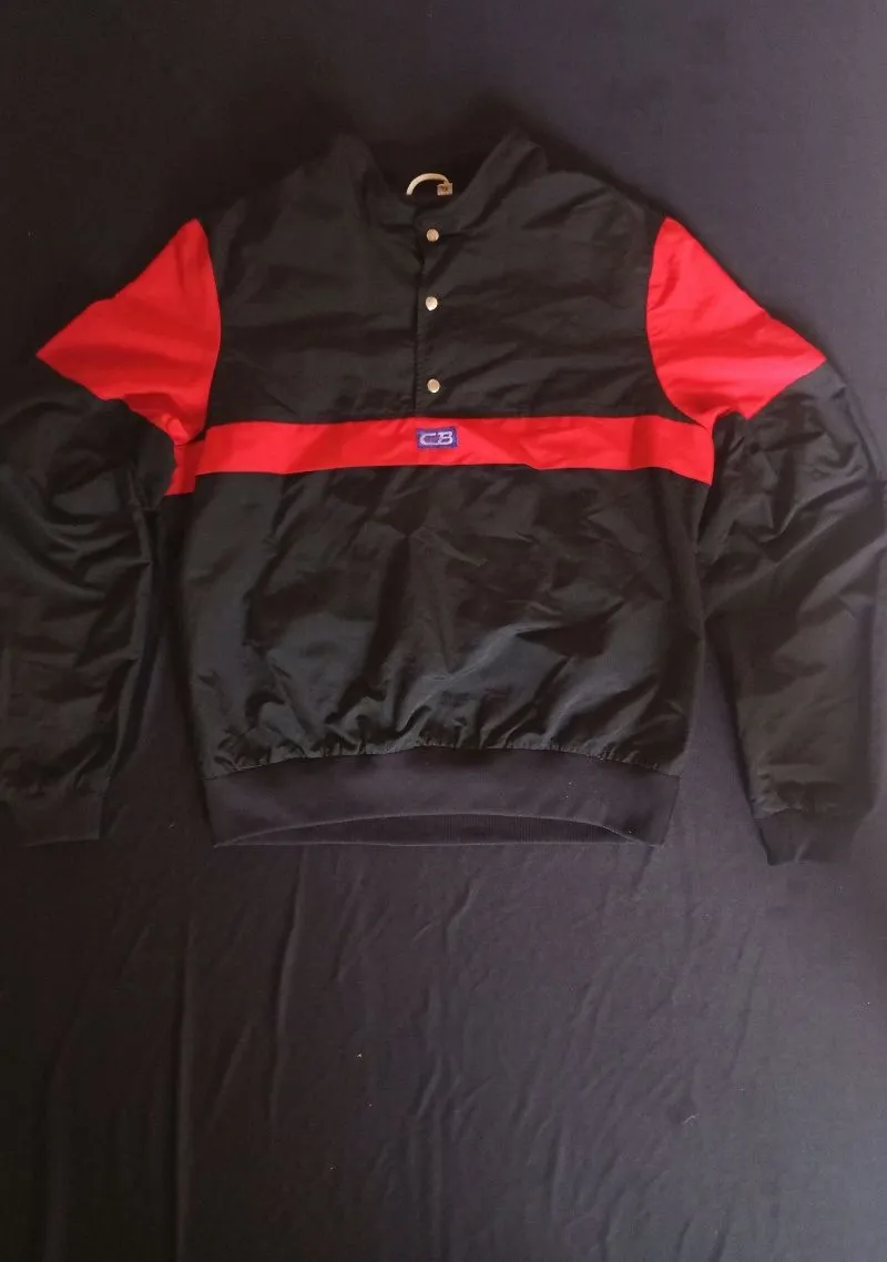Sportsmon Streetwear Casual Bomber jacket Pria red black photo 1