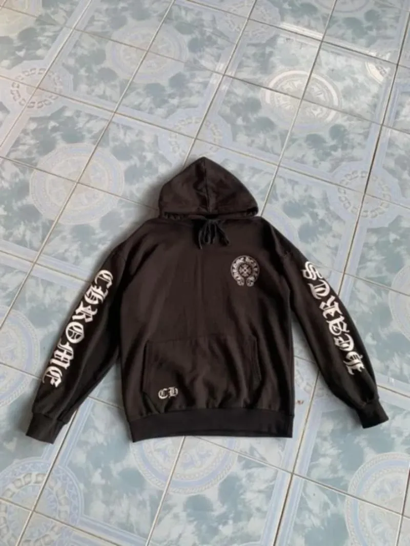 Chrome Hearts Vintage Hoody Pria black photo 1