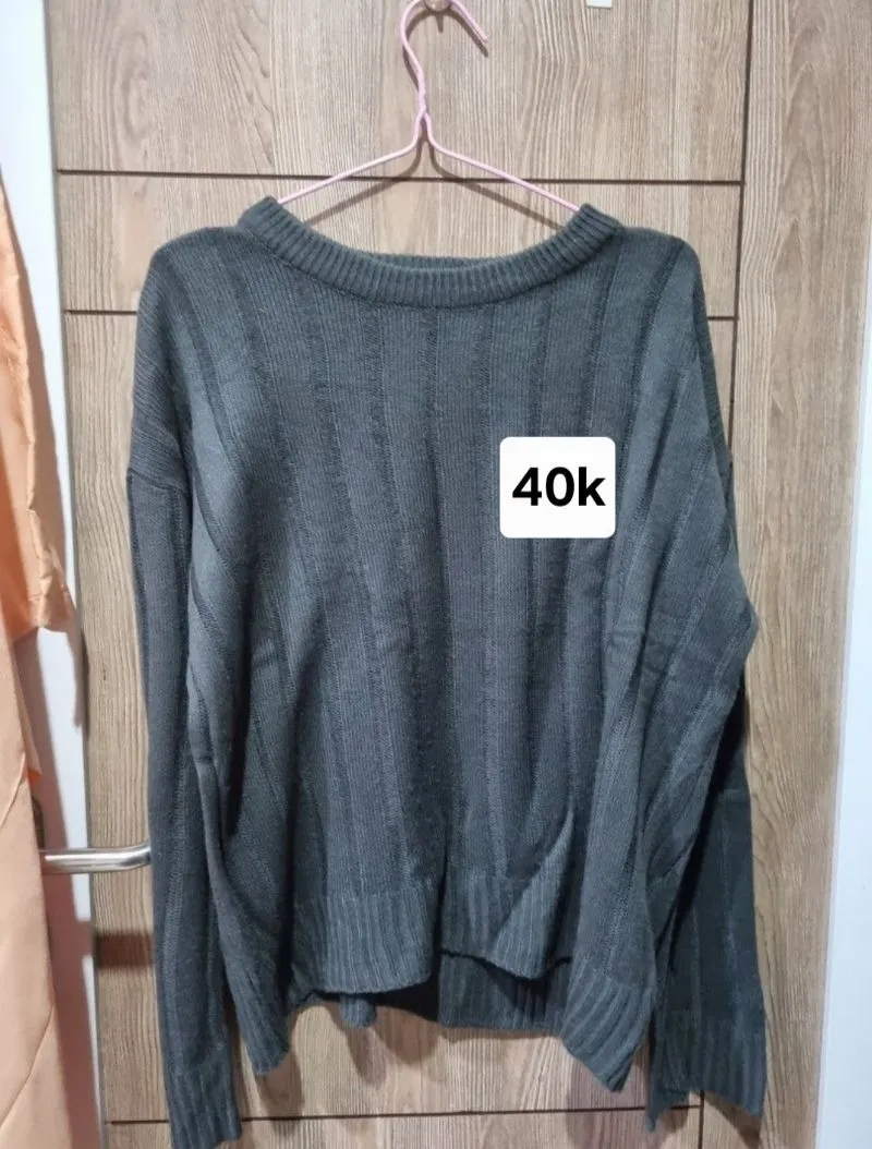 Vintage Streetwear Sweatshirt Wanita gray photo 1