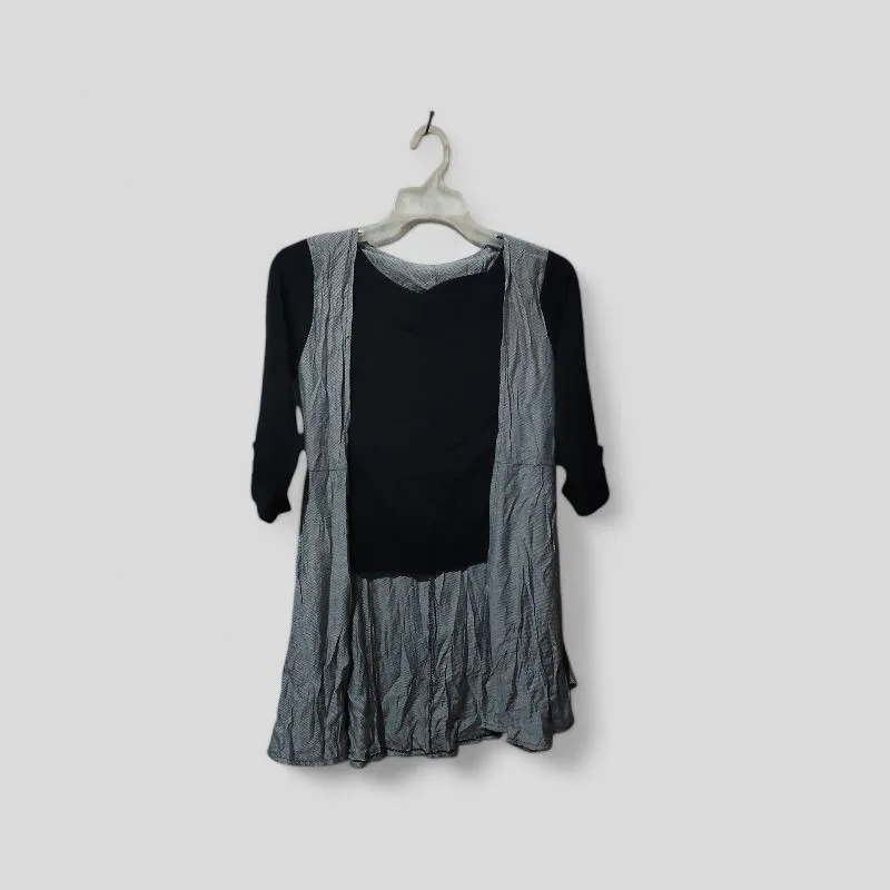 Luxury Minimalist Cardigan Wanita black gray photo 1