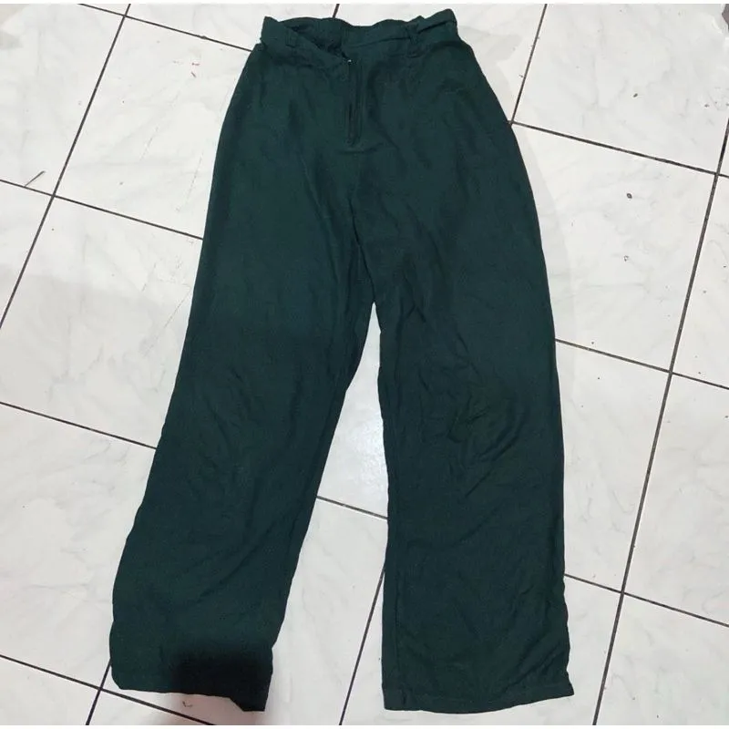Casual Culotte Wanita green photo 1