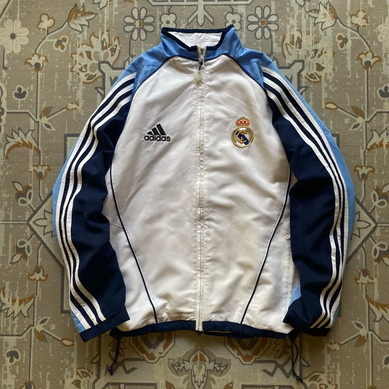 Adidas Vintage Sportswear Track jacket Pria white Preloved