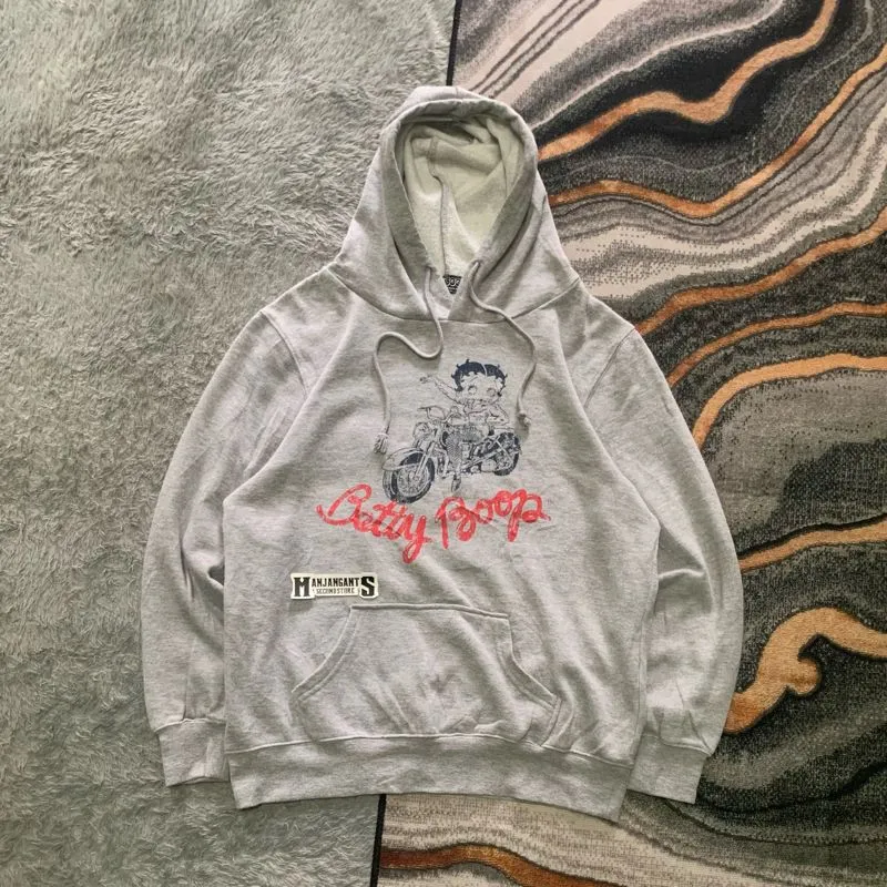 Betty Boop Streetwear Hoody Pria gray photo 1