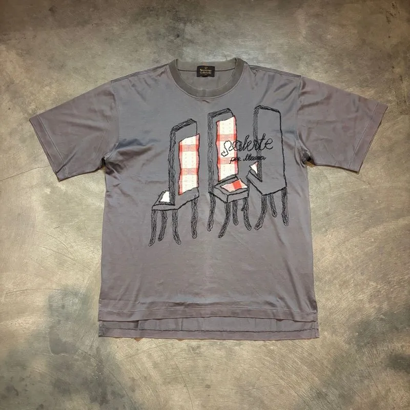 Japanese brand Vintage Luxury T-shirt Pria gray photo 1