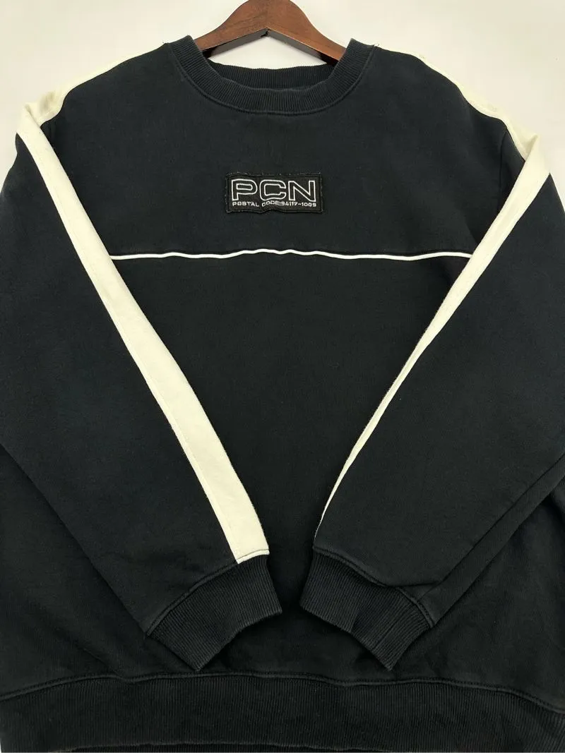 Spao Casual Sweater Pria white black photo 1