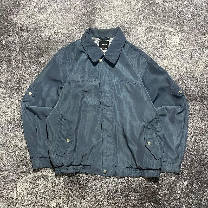 Vintage Windbreaker Pria navy photo 1