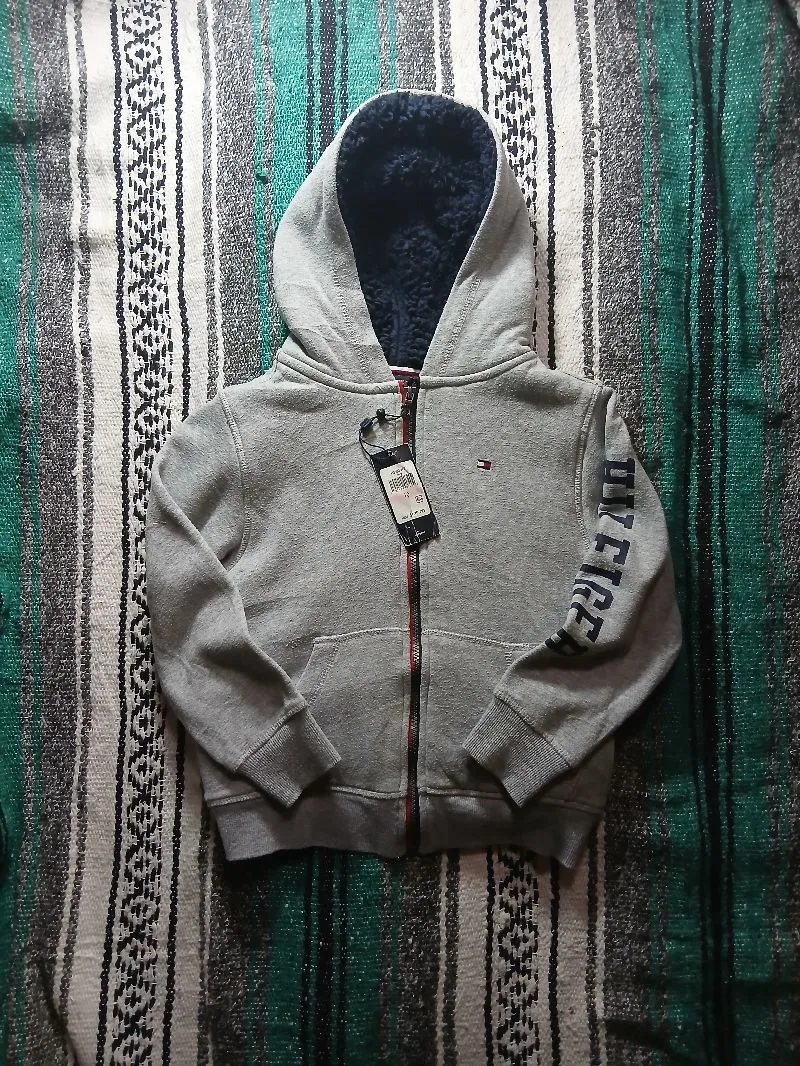 Tommy Hilfiger Streetwear Casual Sweater Kids navy gray photo 1