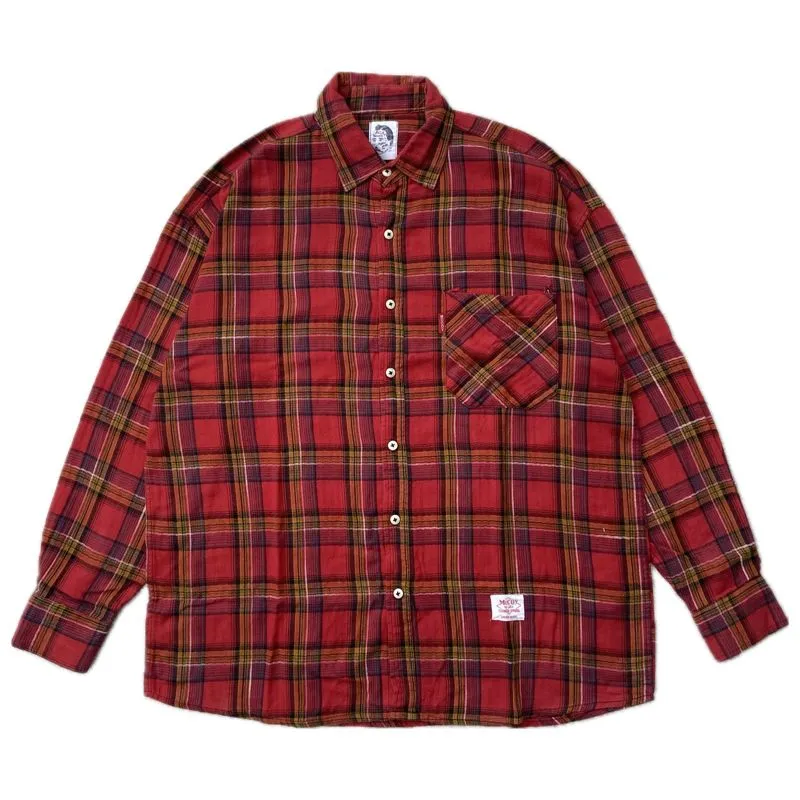The Real McCoy's Vintage Casual Casual shirt Pria red photo 1