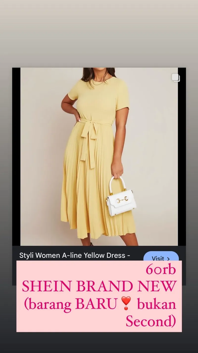 Shein Casual Summer dress Wanita multicolor