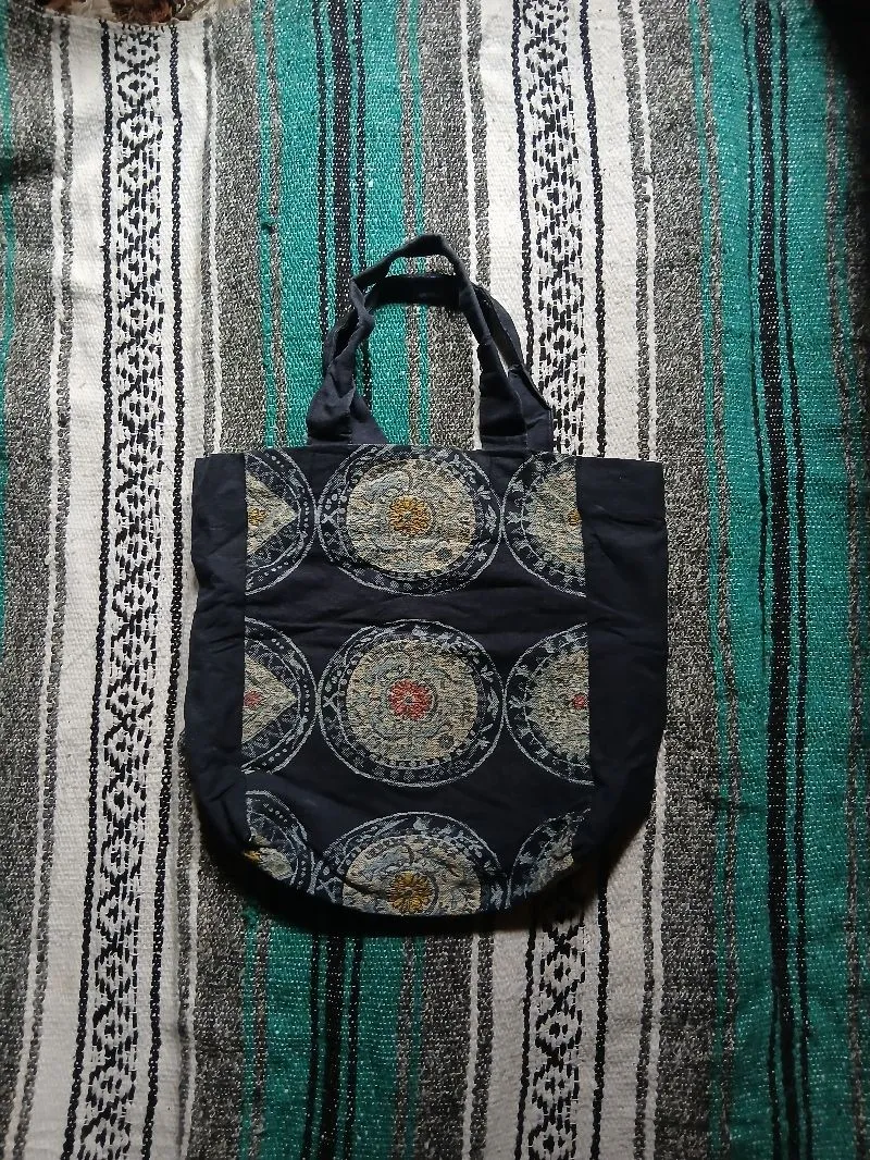 Japanese brand Vintage Y2K Tote bag Wanita navy photo 1