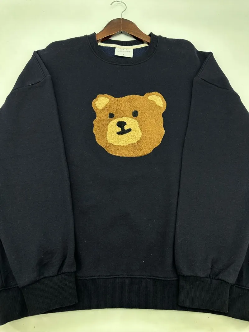 Casual Sweater Pria navy photo 1