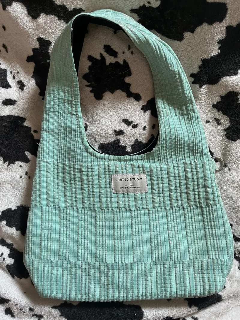 Y2K Casual Bags & purse Wanita gold green photo 1
