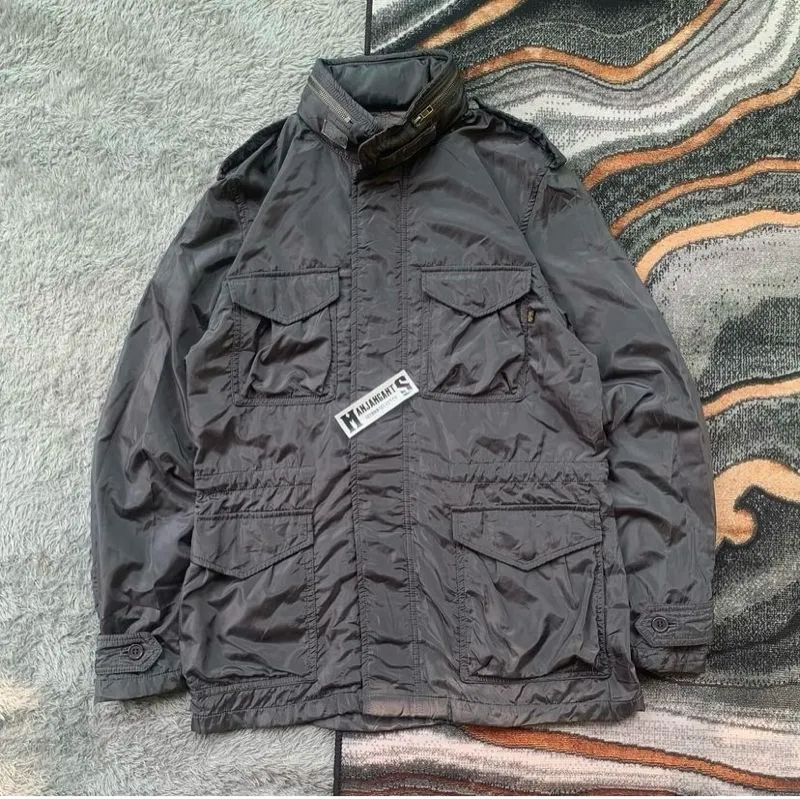 Alpha Industries Vintage Casual Parka Pria gray photo 1