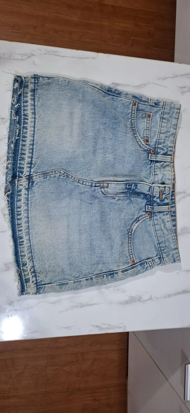 H&M Y2K Mini skirt Wanita gray photo 1