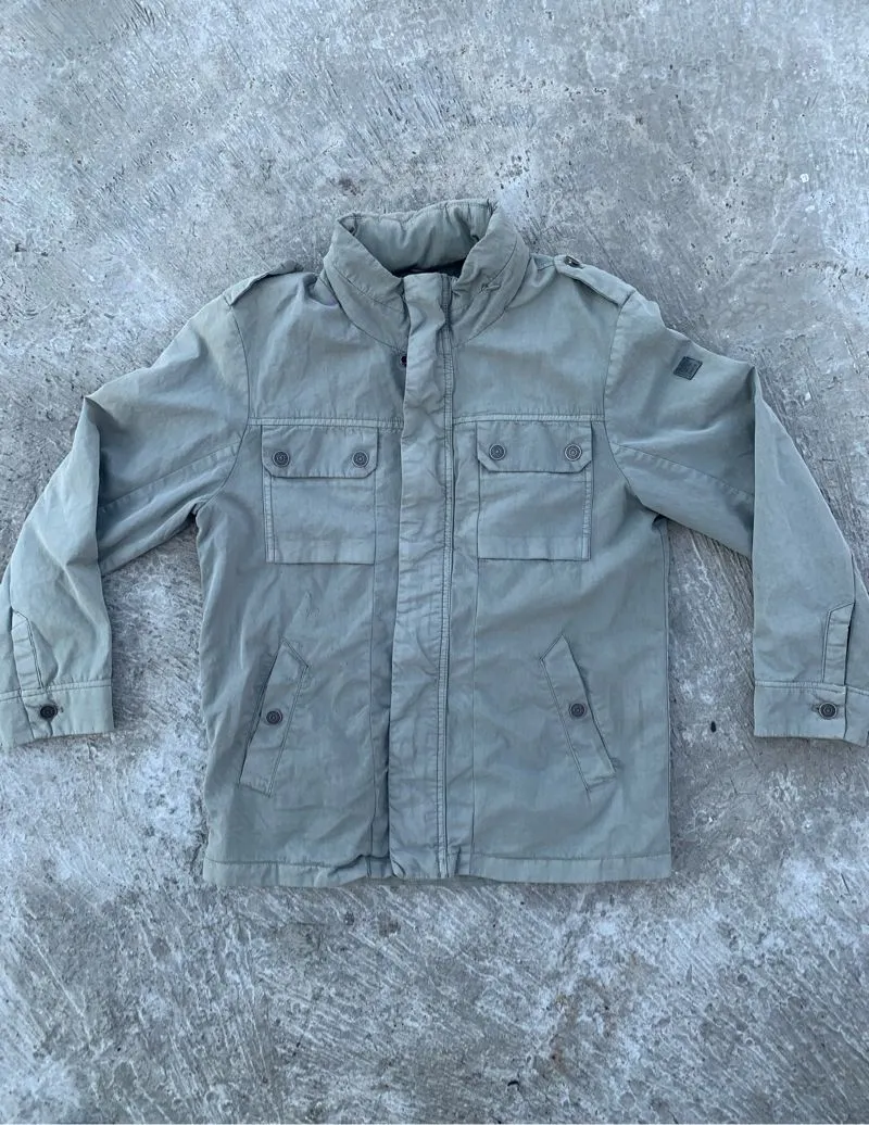 Calvin Klein Casual Parka Pria multicolor green photo 1