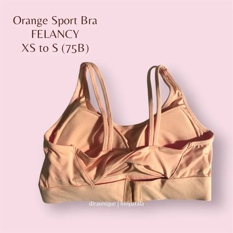 Sportswear Casual Bra Wanita orange photo 1