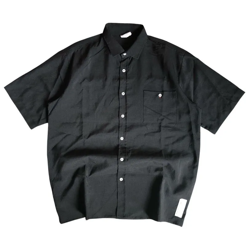 Japanese brand Streetwear Casual Casual shirt Pria black photo 1