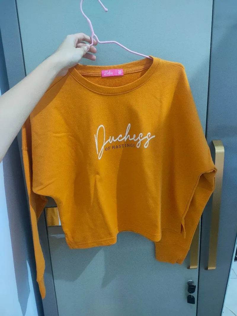 Casual Sweater Wanita orange photo 1