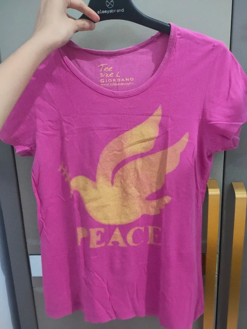 Giordano Casual T-shirt Wanita purple photo 1