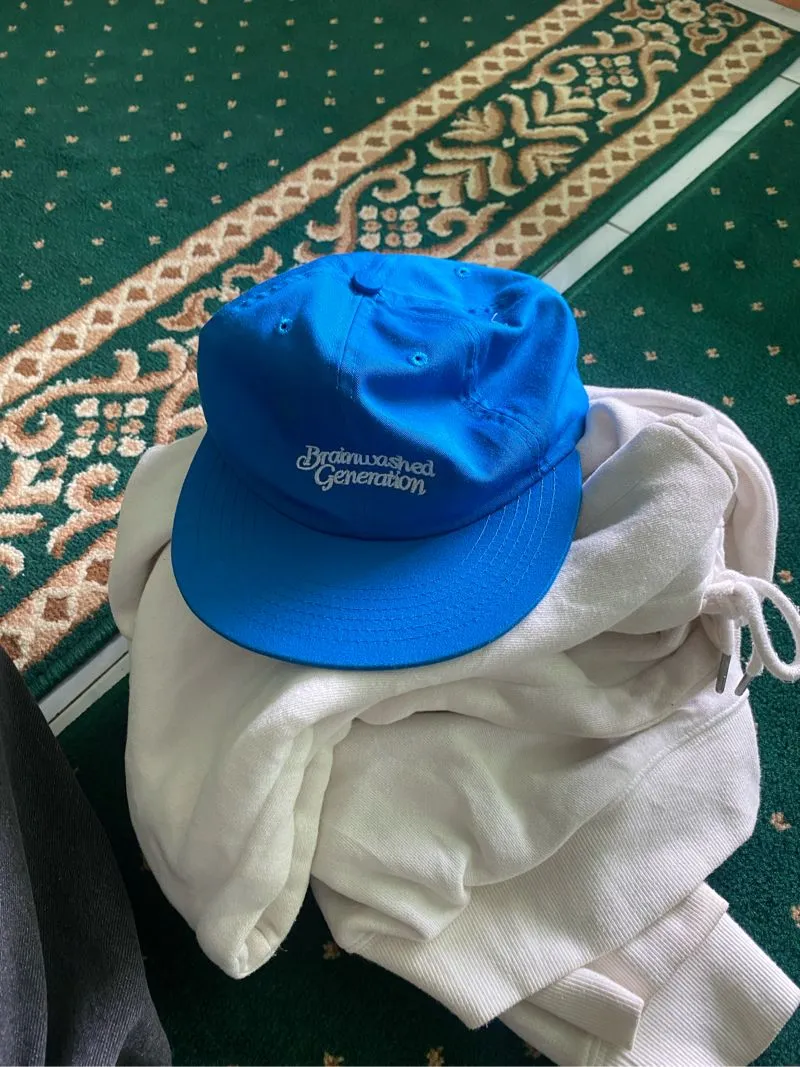 HOKA Vintage Streetwear Hat Pria blue photo 1