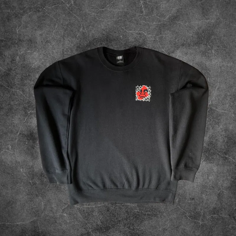 Obey Streetwear Skater Sweater Pria red black photo 1